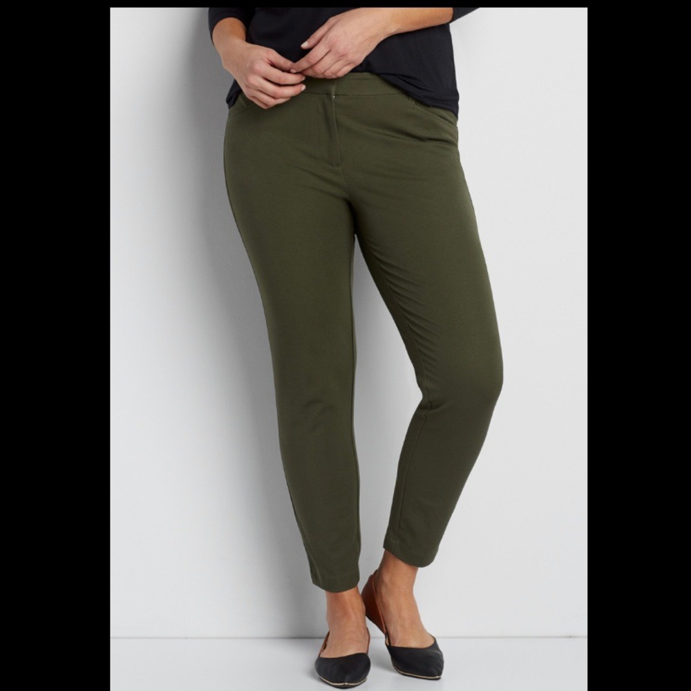 Maurices Skinny Pant Olive / Army Green
